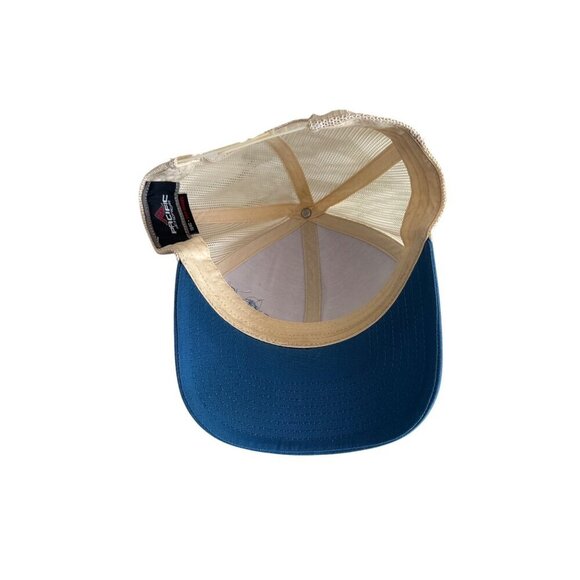 Pacific Headwear Pine Tree Graphic Outdoor Camping Novelty Mesh Back Cap blue - Picture 4 of 6